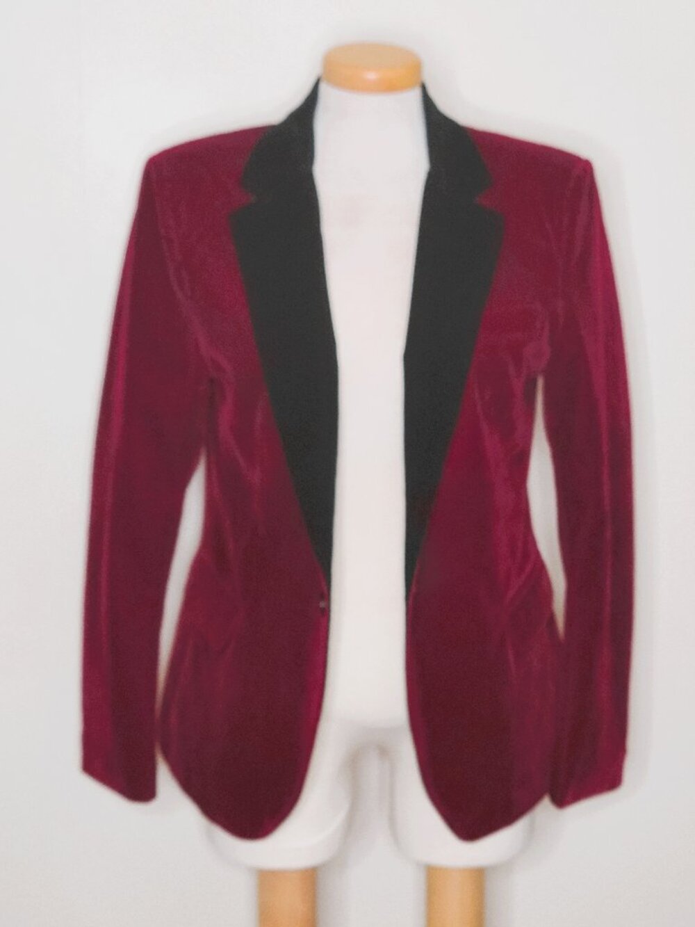 Custom Two Tone Velvet Tuxedo Blazer - Unisex